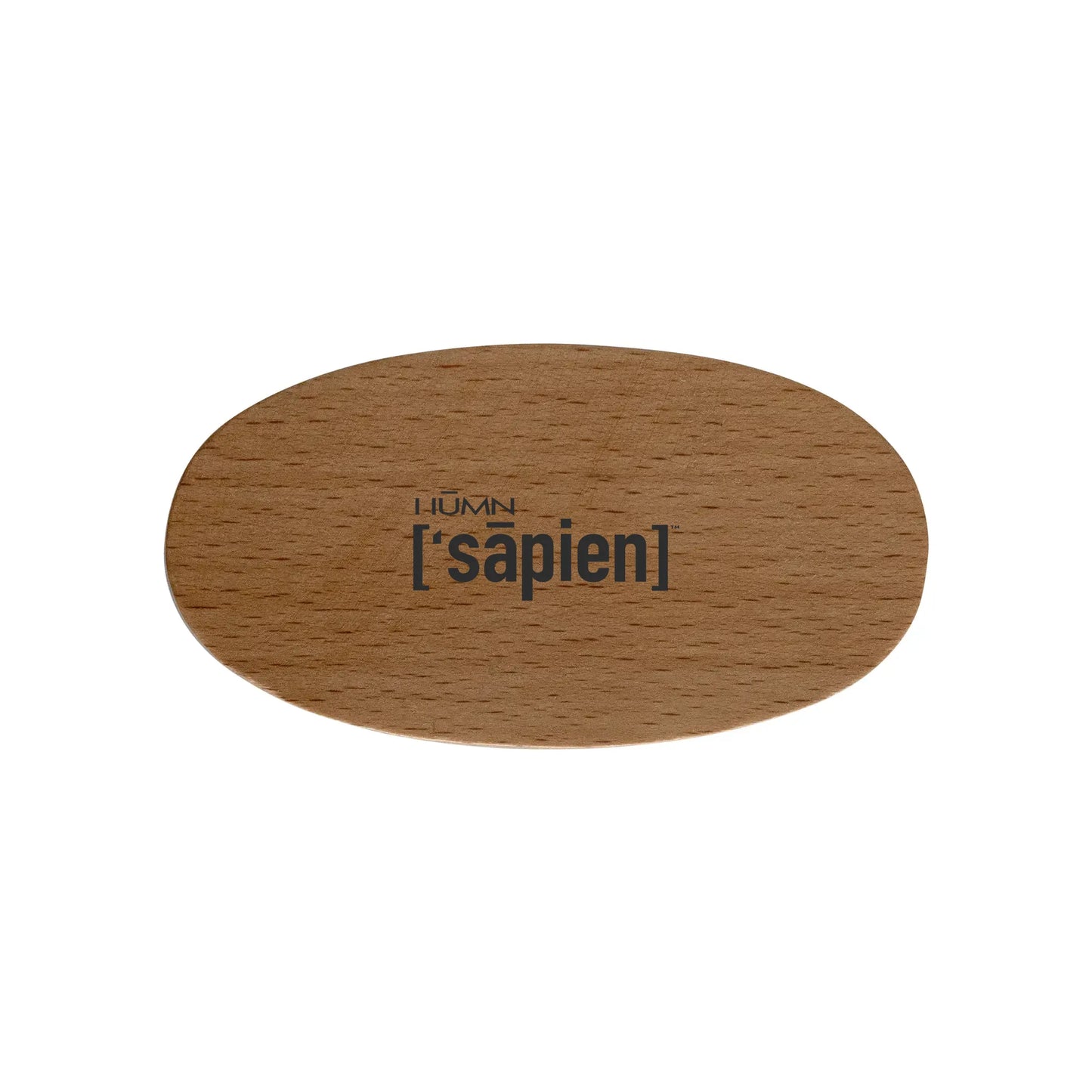 ['BRISTLE] BEARD NYLON BRUSH:  SUSTAINABLE BEECH WOOD FOR VERSATILE BEARD STYLING