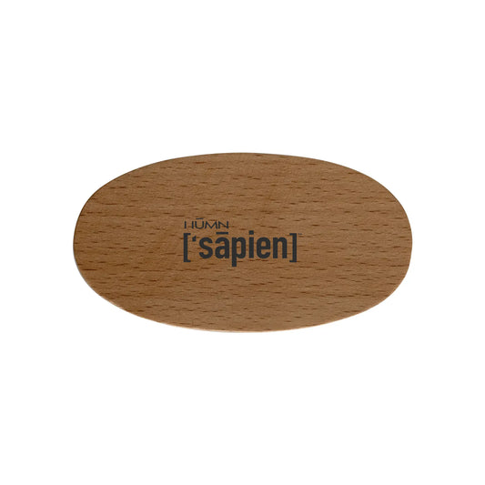 ['BRISTLE] BEARD NYLON BRUSH:  SUSTAINABLE BEECH WOOD FOR VERSATILE BEARD STYLING