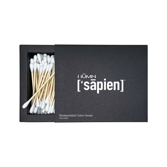 ['CLEAN] BIODEGRADABLE SWABS: 100% PURE COTTON ECO-CONSCIOUS WITH STRONG BAMBOO STEMS